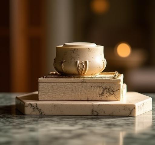 Elegant branding shot of Al Thuraya Avia Tours with Art Deco elements, signifying heritage and luxury.